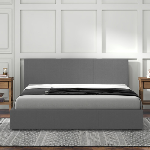 Chiswick Living Grey Sienna Luxury Bed Frame | Temple & Webster