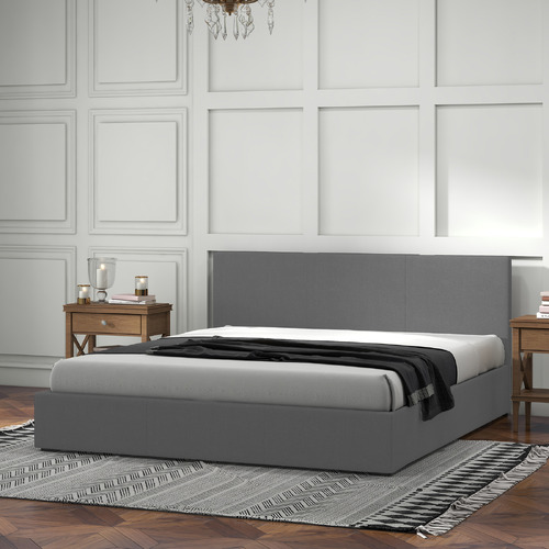 Chiswick Living Grey Sienna Luxury Bed Frame | Temple & Webster