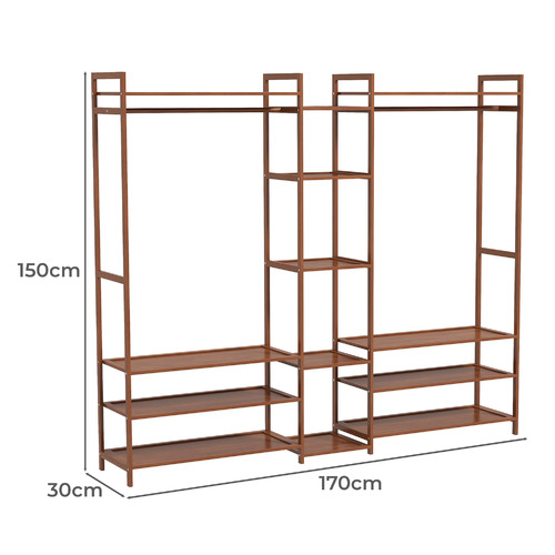Perez 13 Shelf Clothing Rack