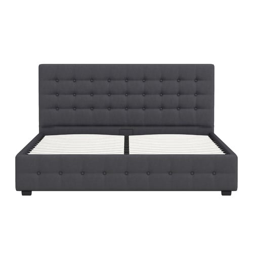 Charcoal-Delphi-Gas-Lift-Storage-Bed