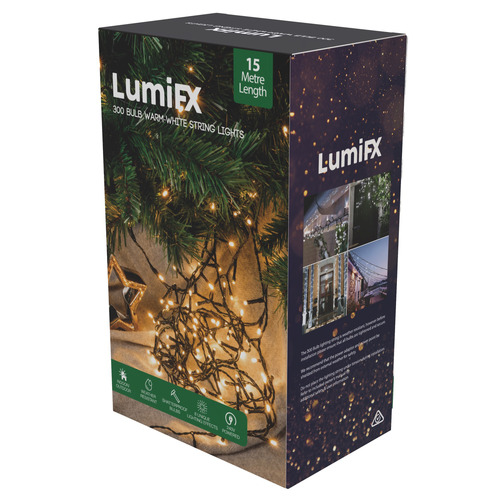 300 Warm White Ottawa LED String Lights