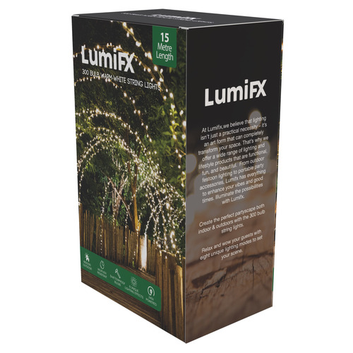 300 Warm White Ottawa LED String Lights