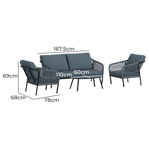 4 Seater Larieza Outdoor Lounge Set