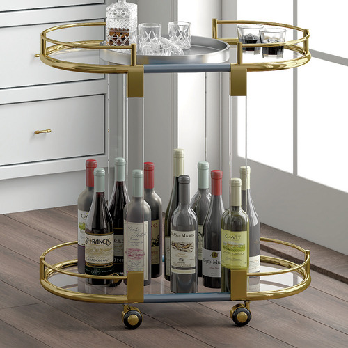 Genevieve 2 Tier Bar Cart