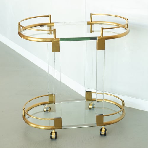 Genevieve 2 Tier Bar Cart