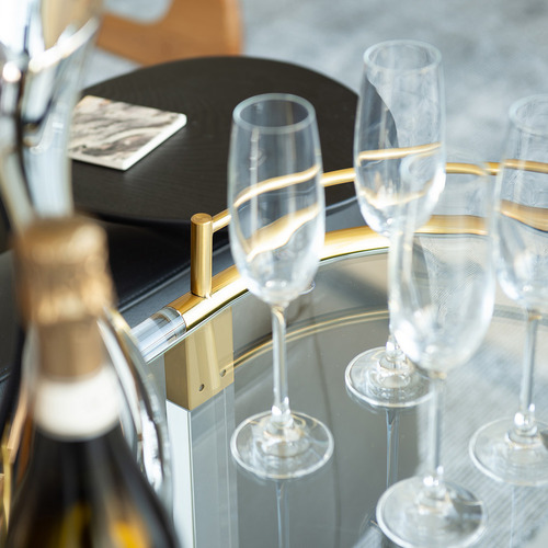 Genevieve 2 Tier Bar Cart