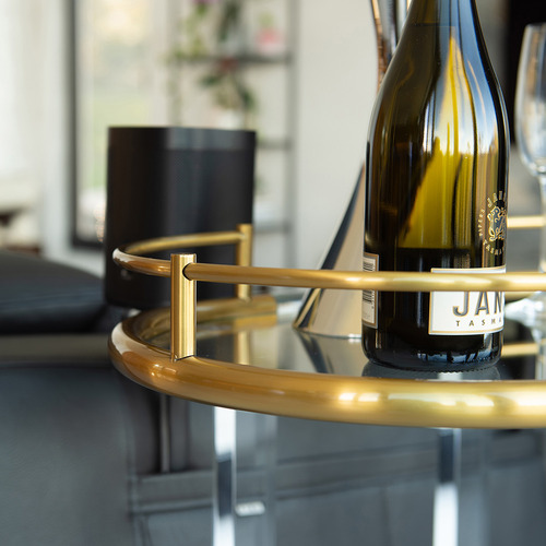 Genevieve 2 Tier Bar Cart