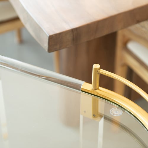 Genevieve 2 Tier Bar Cart