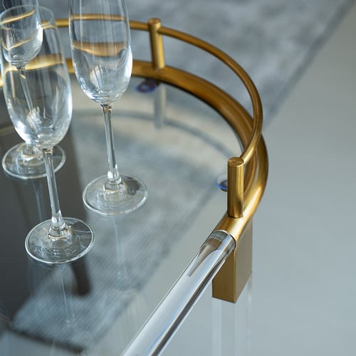 Genevieve 2 Tier Bar Cart
