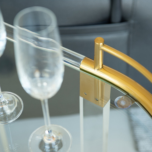 Genevieve 2 Tier Bar Cart