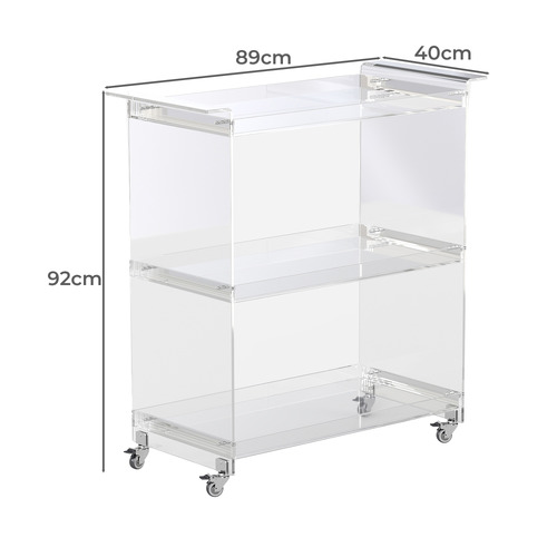 Xander 3 Tier Bar Cart