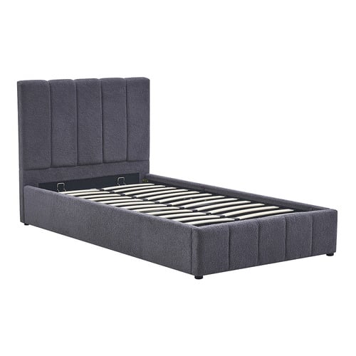 Darina Boucle Gas Lift Bed Frame
