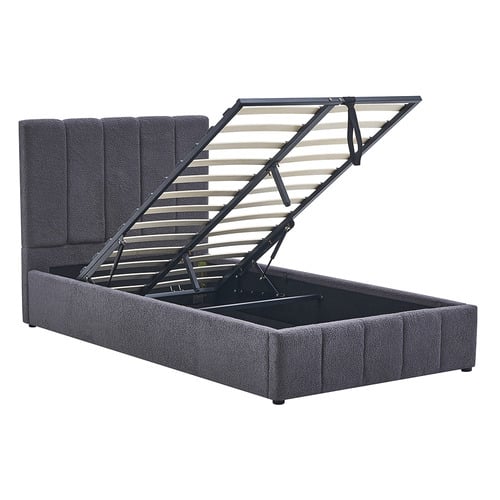 Darina Boucle Gas Lift Bed Frame