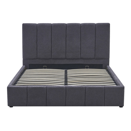 Darina Boucle Gas Lift Bed Frame