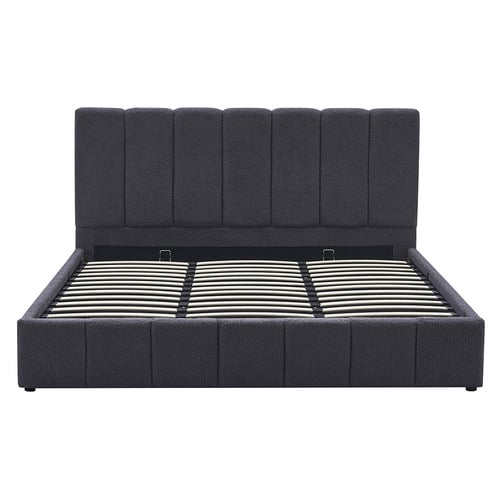 Darina Boucle Gas Lift Bed Frame