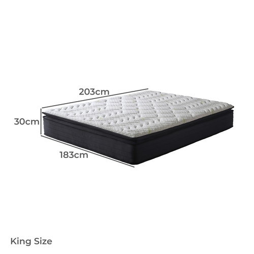 Medium Zearina Pillow Top Memory Foam Mattress