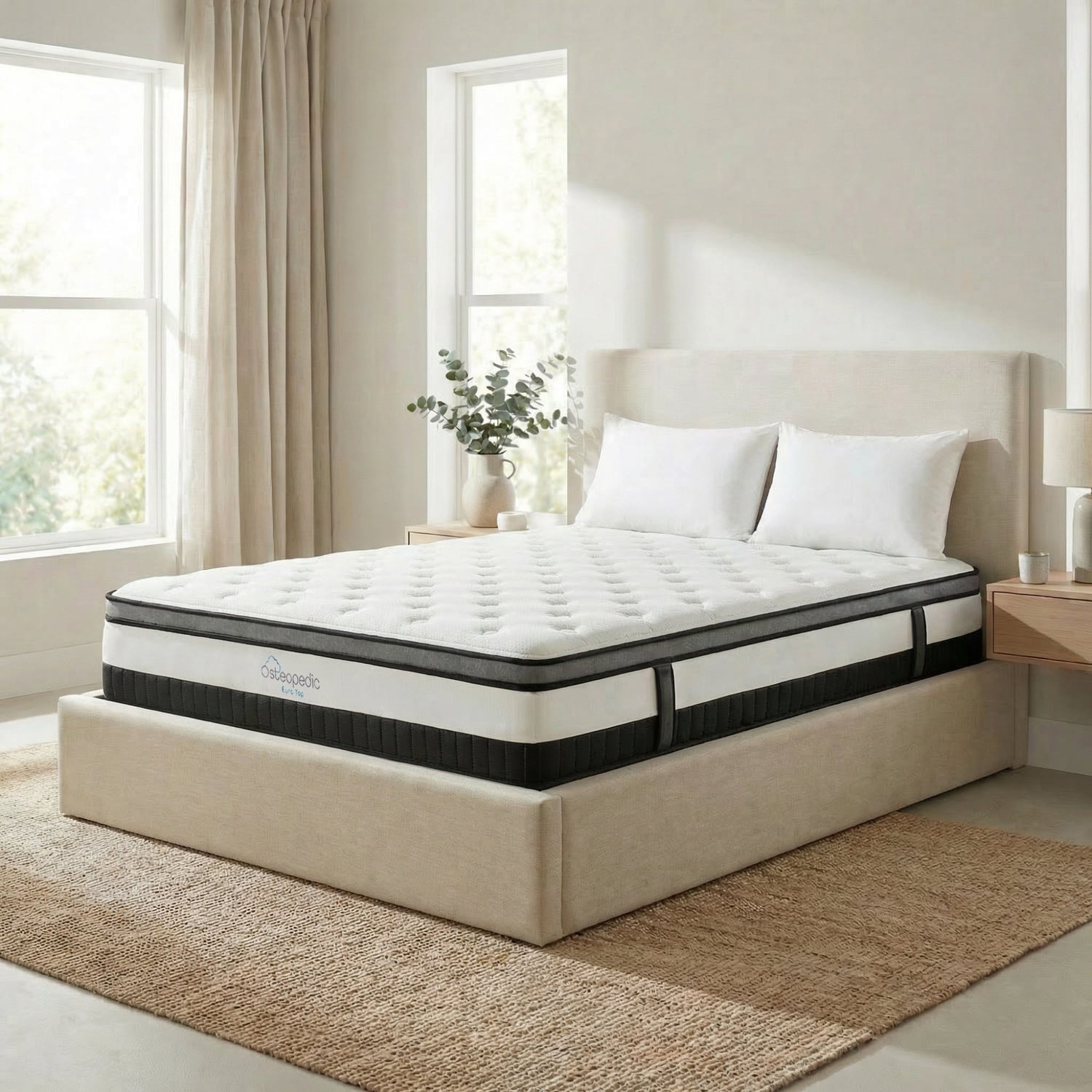 Medium-Osteopedic-Euro-Top-Pocket-Spring-Mattress
