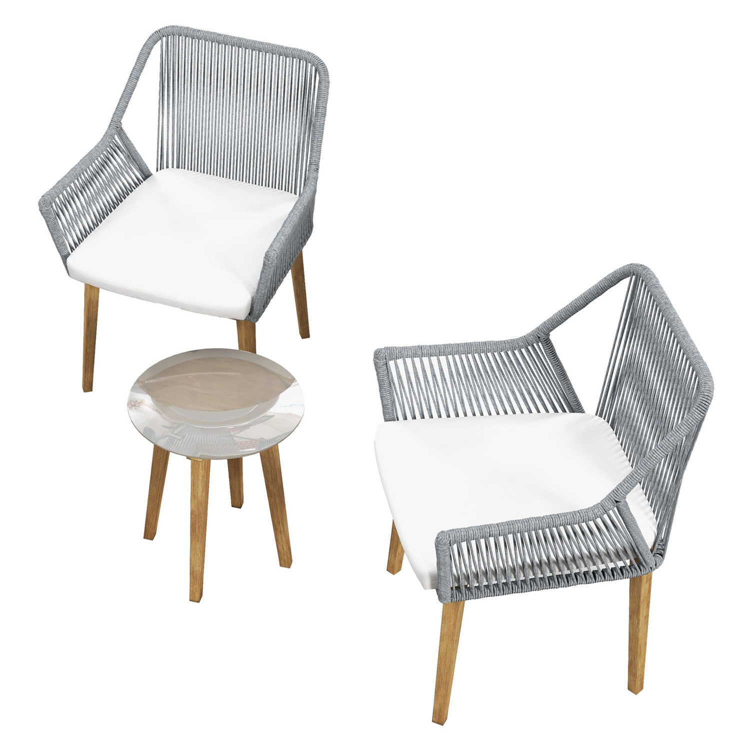 2 Seater Michigan Outdoor Lounge Set