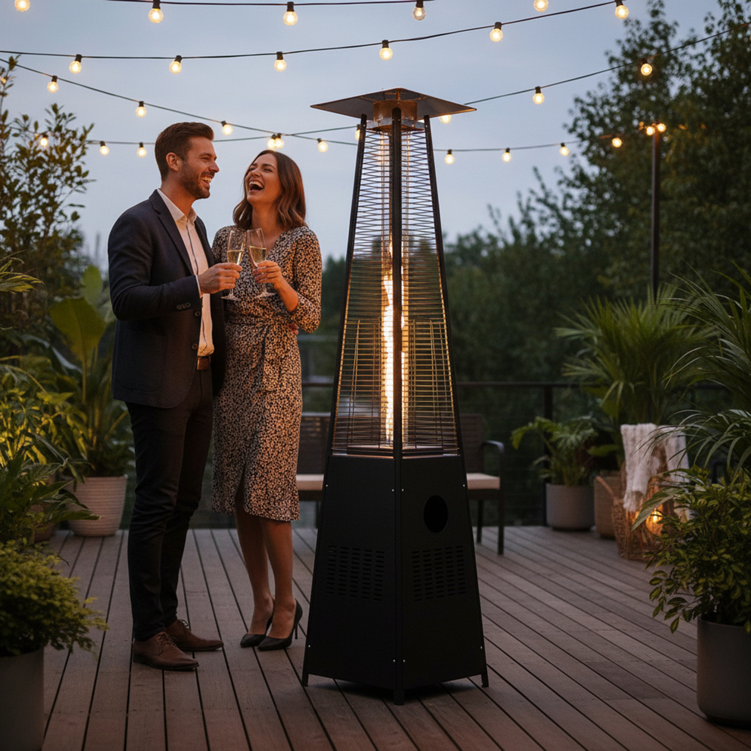 227cm Bradley Pyramid Gas Patio Heater