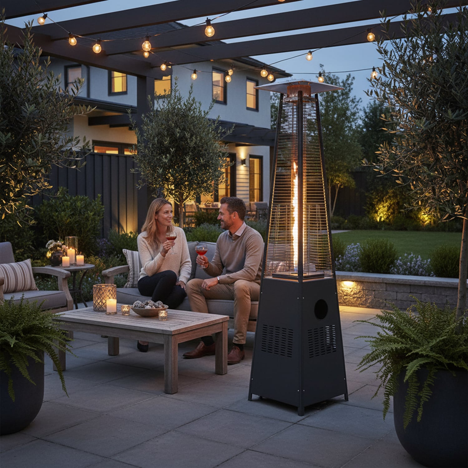 227cm Bradley Pyramid Gas Patio Heater