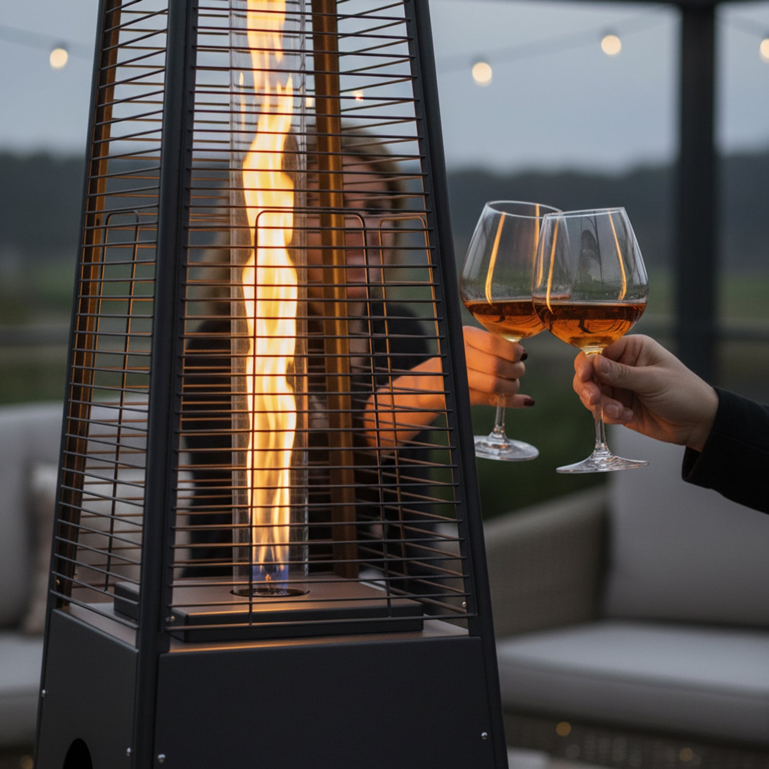 227cm Bradley Pyramid Gas Patio Heater