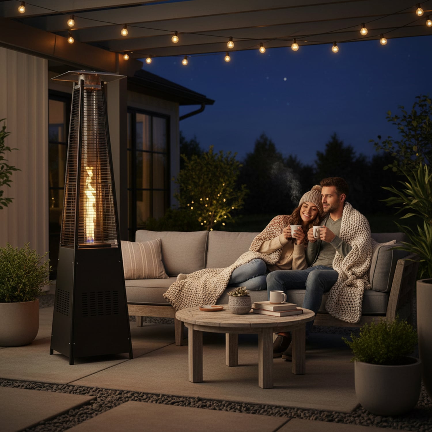 227cm Bradley Pyramid Gas Patio Heater