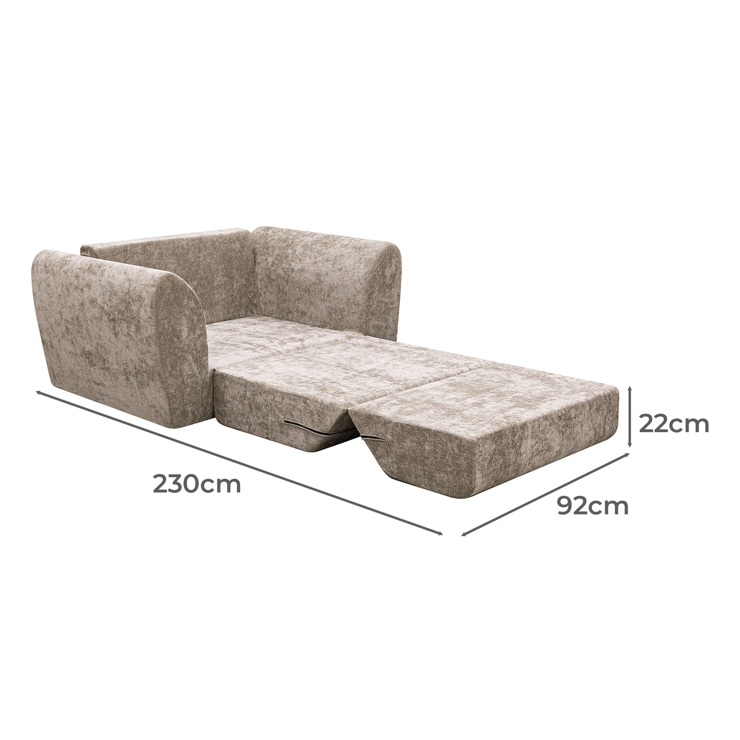 Beige Pascua Jacquard Sofa