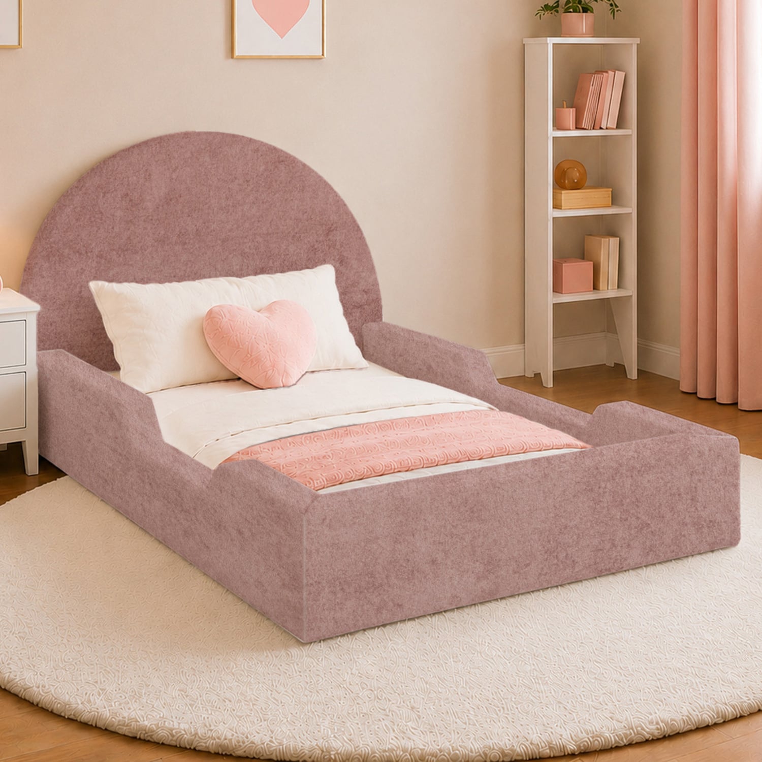 Benny Upholstered Low-Profile Bed Frame