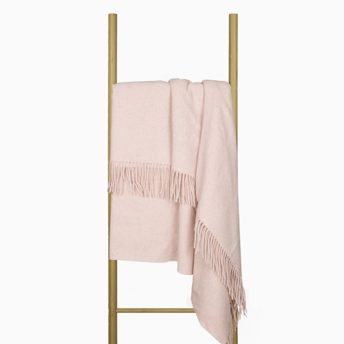 Oxford Wool-Blend Throw Blanket