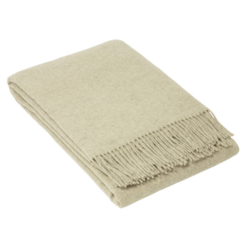 Oxford Wool-Blend Throw Blanket | Temple & Webster