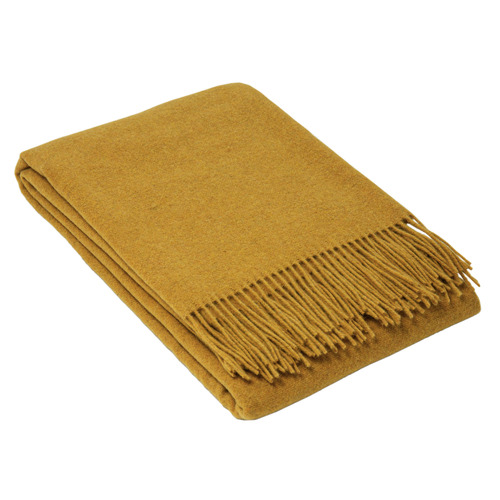 Oxford Wool-Blend Throw Blanket