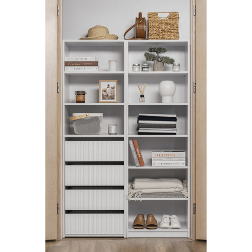 Geneva Fluted Built-In Wardrobe