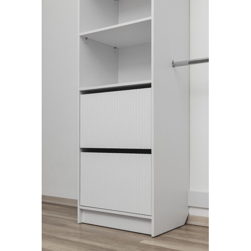 Basel Fluted Walk-In Wardrobe