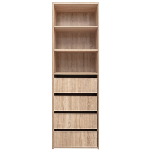 Geneva 4 Drawer & 3 Shelf Wardrobe