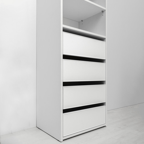 Geneva 4 Drawer & 3 Shelf Wardrobe