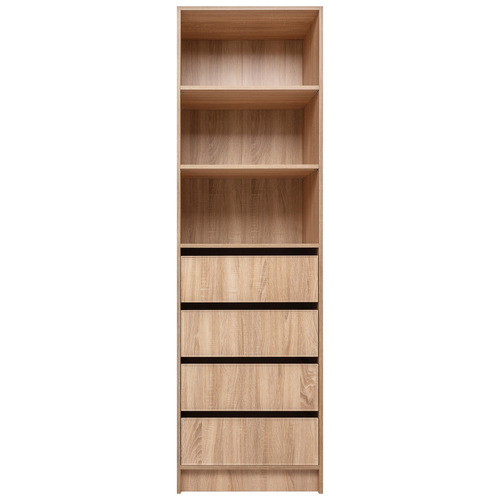 Malmo 4 Drawer & 3 Shelf Wardrobe