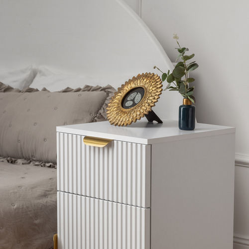 Brunswick Fluted Bedside Table