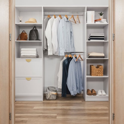 Pierre Half-Moon Handles Walk-In Wardrobe