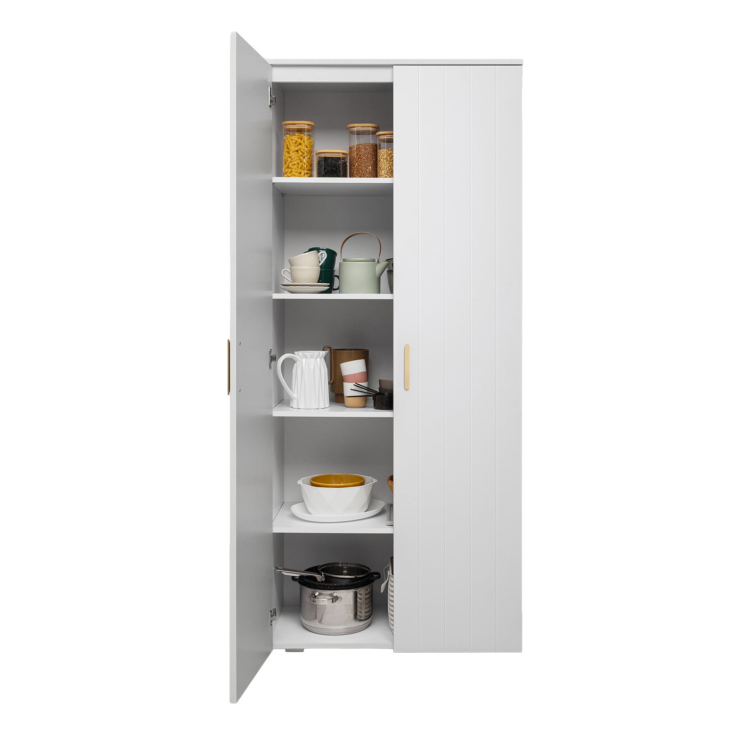 White Sifiona Double Door Cupboard