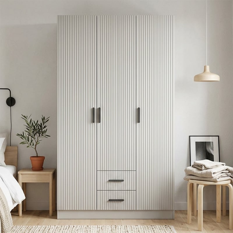 Tomus 3 Door 2 Drawer Wardrobe