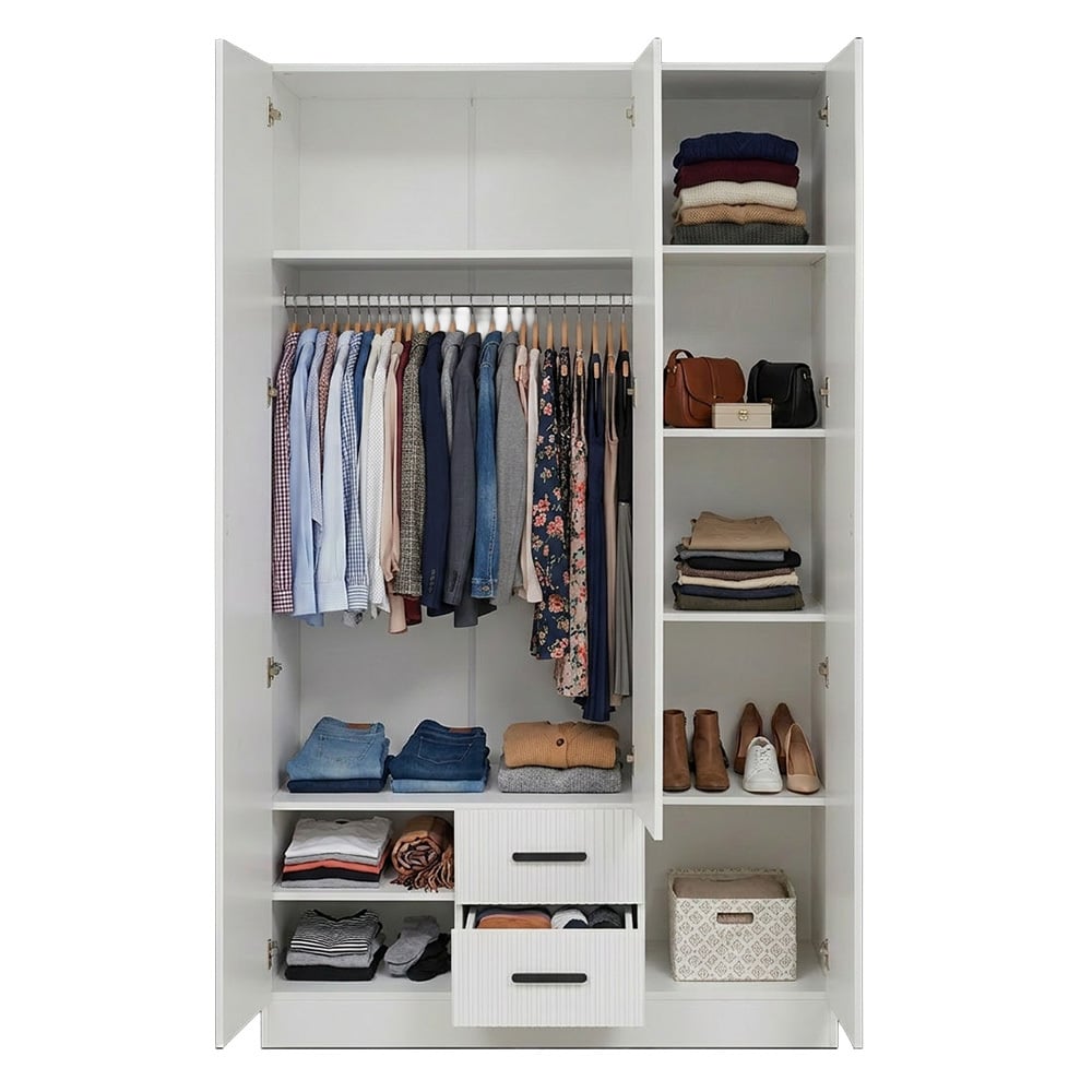 Tomus 3 Door 2 Drawer Wardrobe