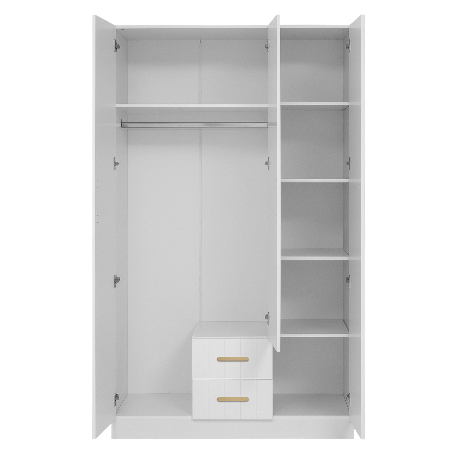 Sifiona 3 Door 2 Drawer Wardrobe
