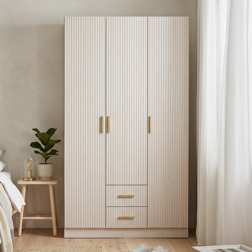 Tomus 3 Door 2 Drawer Wardrobe