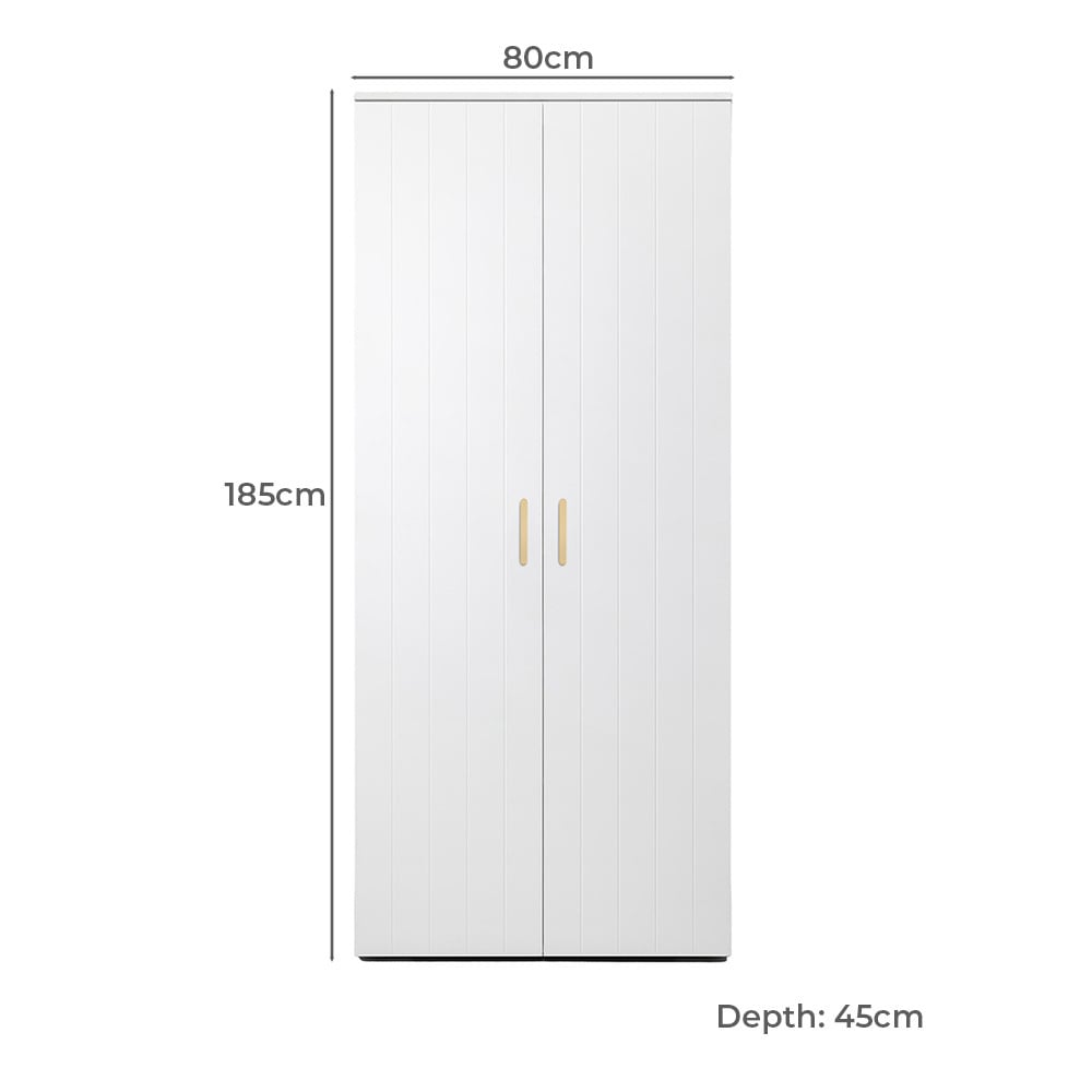 White Sifiona Double Door Cupboard