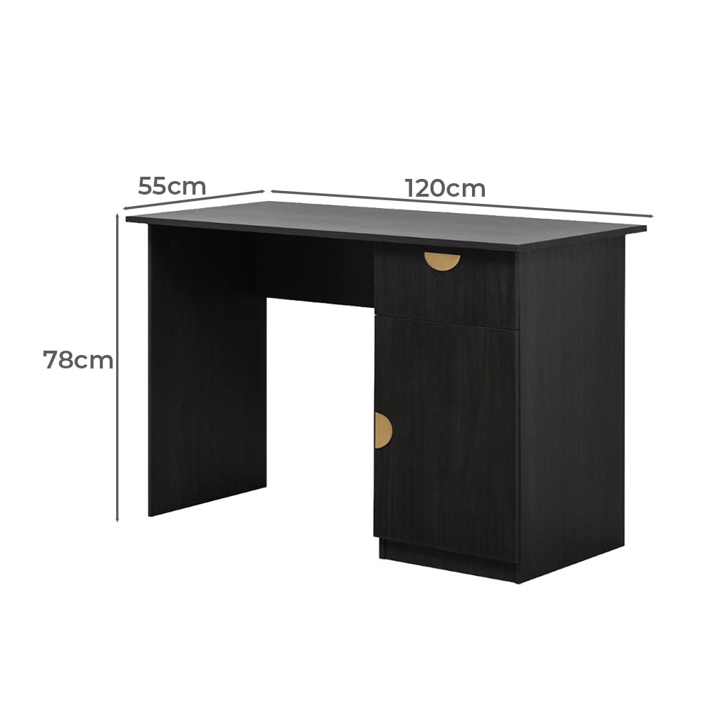 Bekston Half Moon Handle Writing Desk
