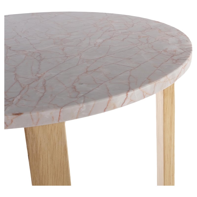 Kiri Rose Marble Side Table