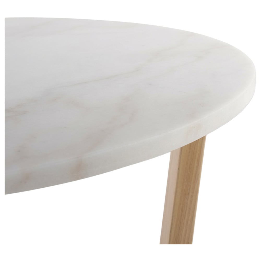 Lyra White Marble Coffee Table