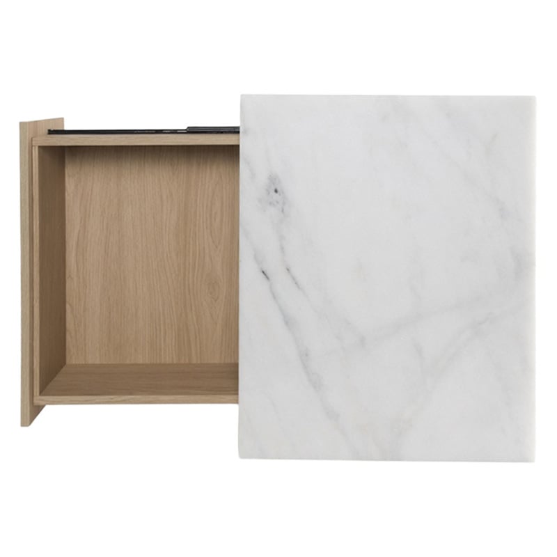 Keanne Marble Bedside Table