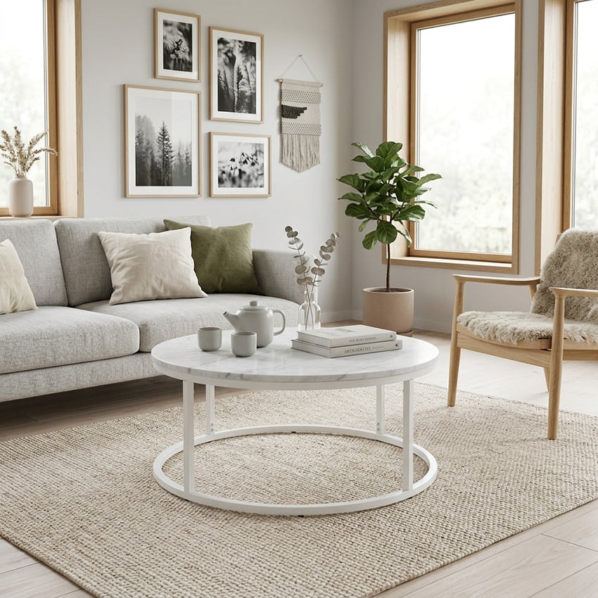 Kora Marble Coffee Table