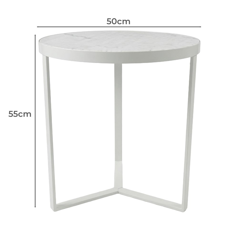 Kia Marble Side Table